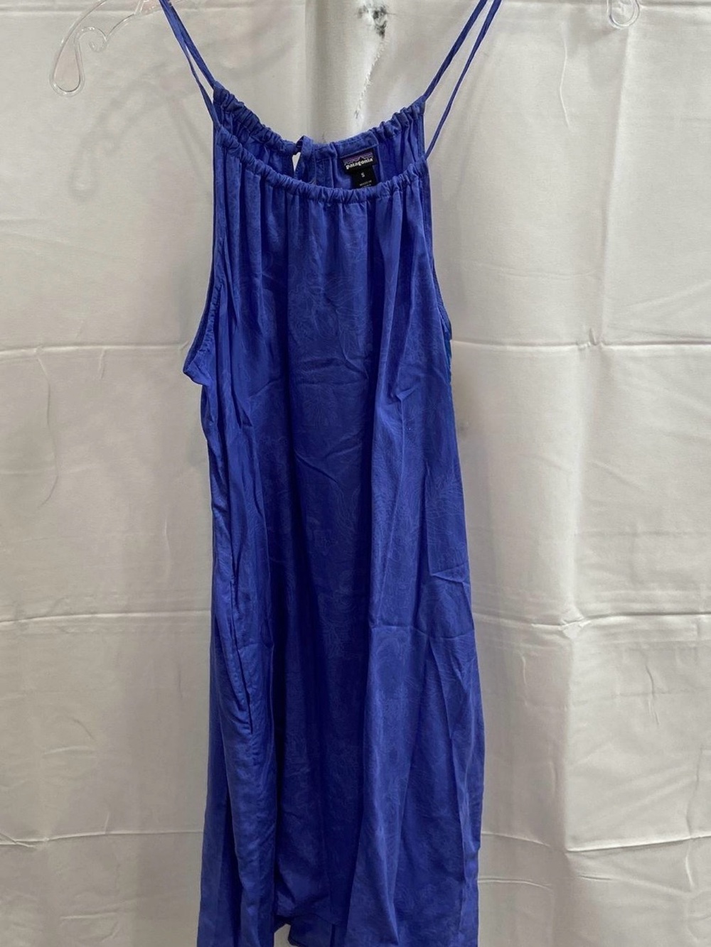 Patagonia Blue Halter Dress Size Small